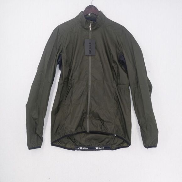 NEW Sugoi Women's Large Stash Jacket Wind Water Resistant Deep Olive Green - Picture 1 of 6